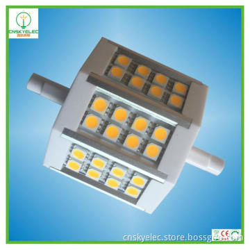 r7s 5050smd 78mm 5W lamp dimmable r7s led light
